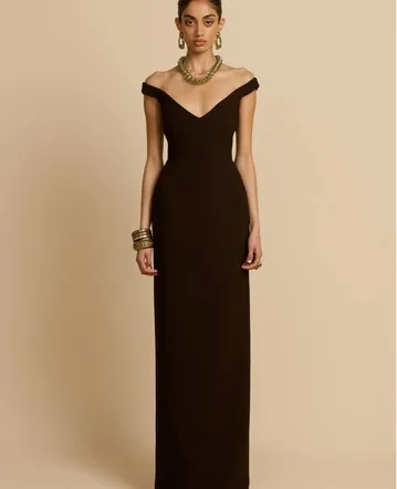 knee length dresses for ladies Acler Online AU Maxi Dress, Black, AU16 US12